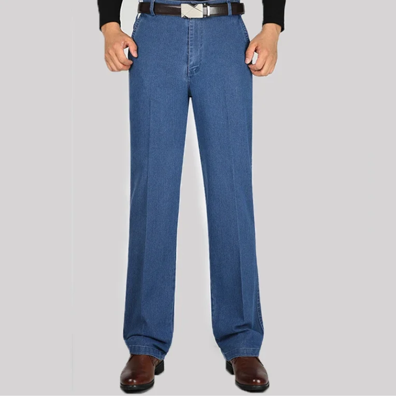 Icone™ RetroJeans: Heren Hoge Taille Toevallig Retro Jeans