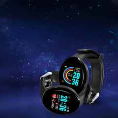 FitnessWatch 1+1 GRATIS: Premium Stijlvol Smart Gezondheid Fitness Horloge