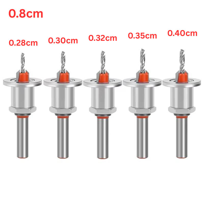 DrillBits - Premium Nauwkeurige Verstelbare Verzonken Boorbits Set