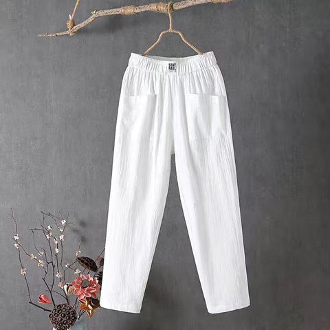 Icone™ LoosePants: Hoge Taille, Losse, Relaxte Elke Dag Broek