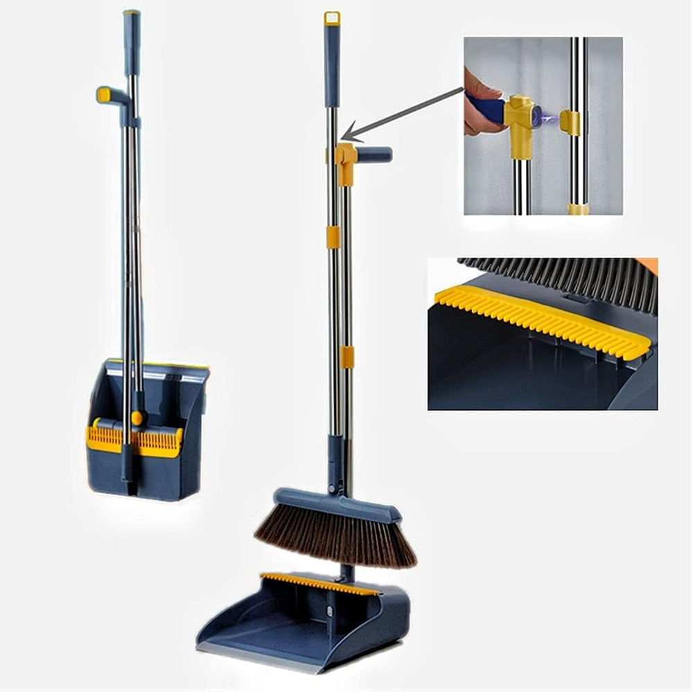 Cleaner Pro° FlexibleBroom: Verstelbare Lange Handgreep Eenvoudige Opslag Flexibele Bezem