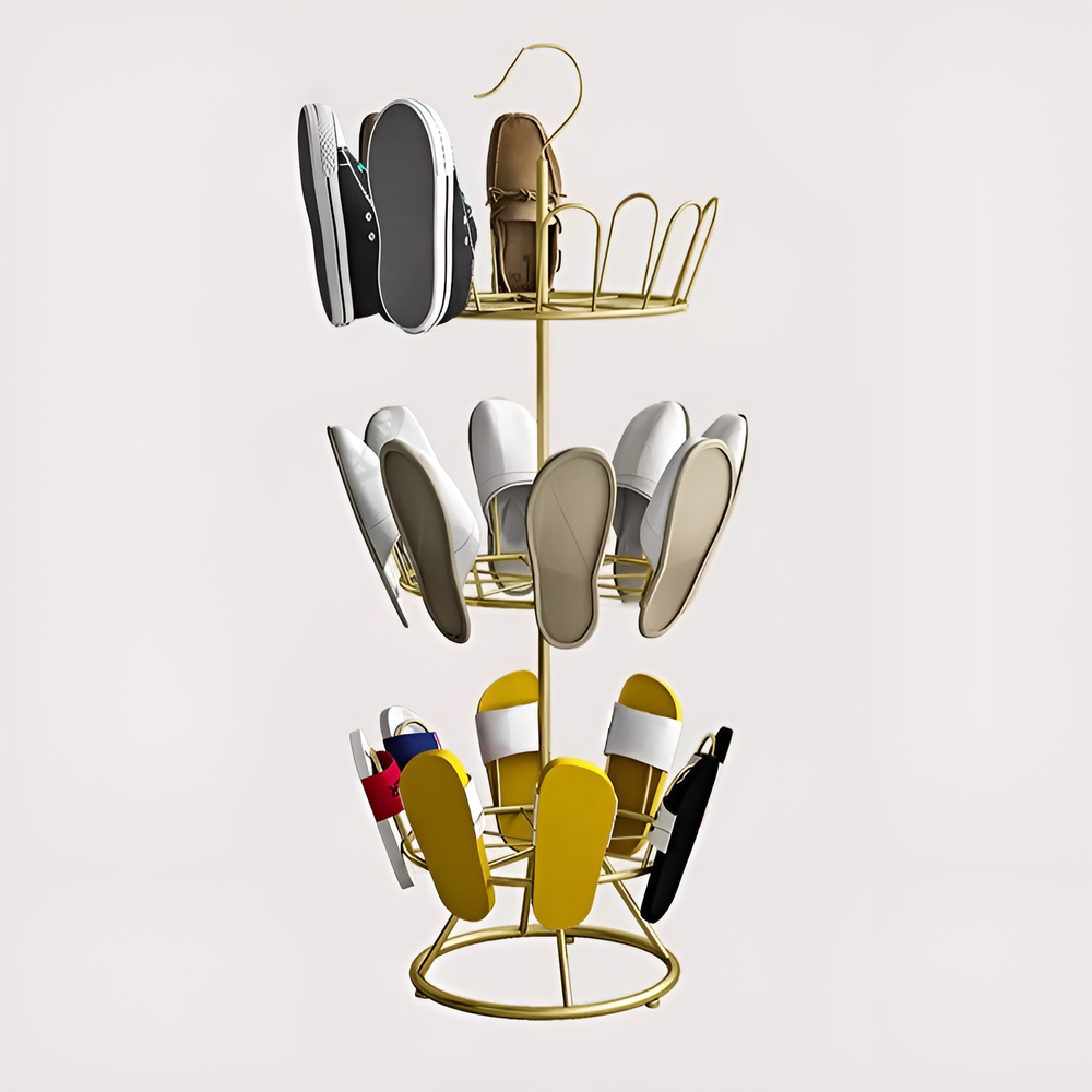 Globetrek° ShoeOrganizer: Stapelbare Verticale Ruimtebesparende Schoenenorganizer Standaard