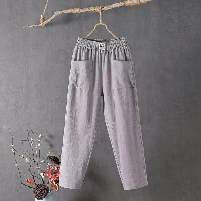 Icone™ LoosePants: Hoge Taille, Losse, Relaxte Elke Dag Broek