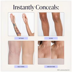 BodyConcealer: Body Volledige Dekking Perfecteur Concealer Met Borstel
