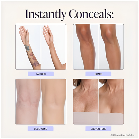 BodyConcealer: Body Volledige Dekking Perfecteur Concealer Met Borstel