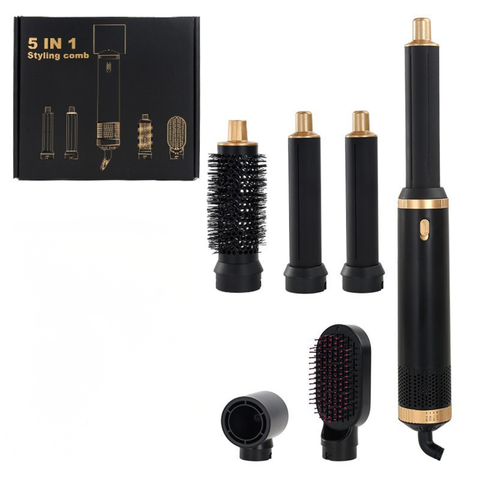 Rose® StylingBrush: 5-In-1 Verwisselbaar Haar Föhn En Styling Borstel