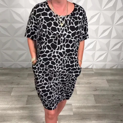 Icone™ ComfortDress - Toevallig Gedrukt Comfortabel Mini Jurk