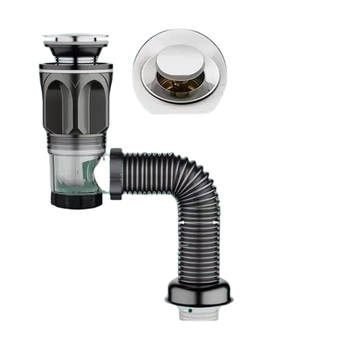Globetrek° Afvoerbuis 1+1 GRATIS - Universeel Anti-Geuroverlast Anti-Verstopping Telescoop Afvoersysteem