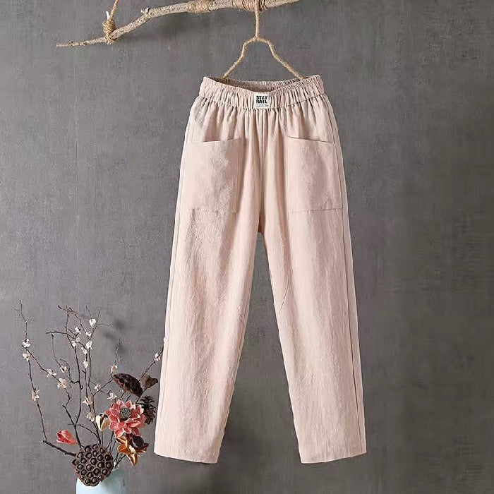 Icone™ LoosePants: Hoge Taille, Losse, Relaxte Elke Dag Broek