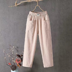 Icone™ LoosePants: Hoge Taille, Losse, Relaxte Elke Dag Broek