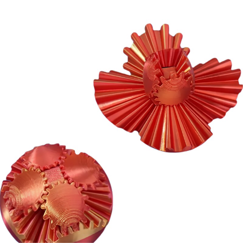 Kletshuts™ GearBall 1+1 GRATIS - Stressverlichtende Gear 3D Geprinte Fidgetbal