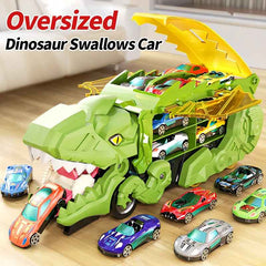 Kletshuts™ DinoPlayset: Dino Slikken Voertuig Spoor Auto Kinderen Spelen Set