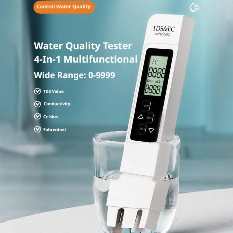 Globetrek° WaterTester 1+1 GRATIS: Instant Zuiverheidsdetectie Waterkwaliteits Tester Tool