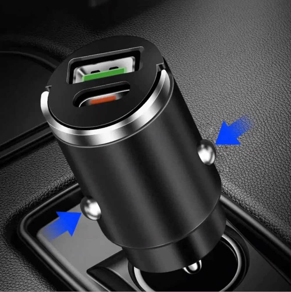 CarAdapter 1+1 GRATIS: Mini Universeel Opladen Auto Aanpassen