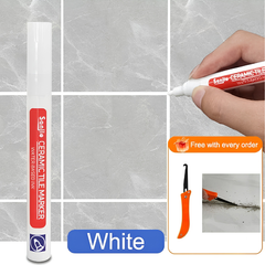 TileMarker 1+1 GRATIS - Anti-Schimmel Keramische Tegelvoeg Marker Met Voegen Haakmes
