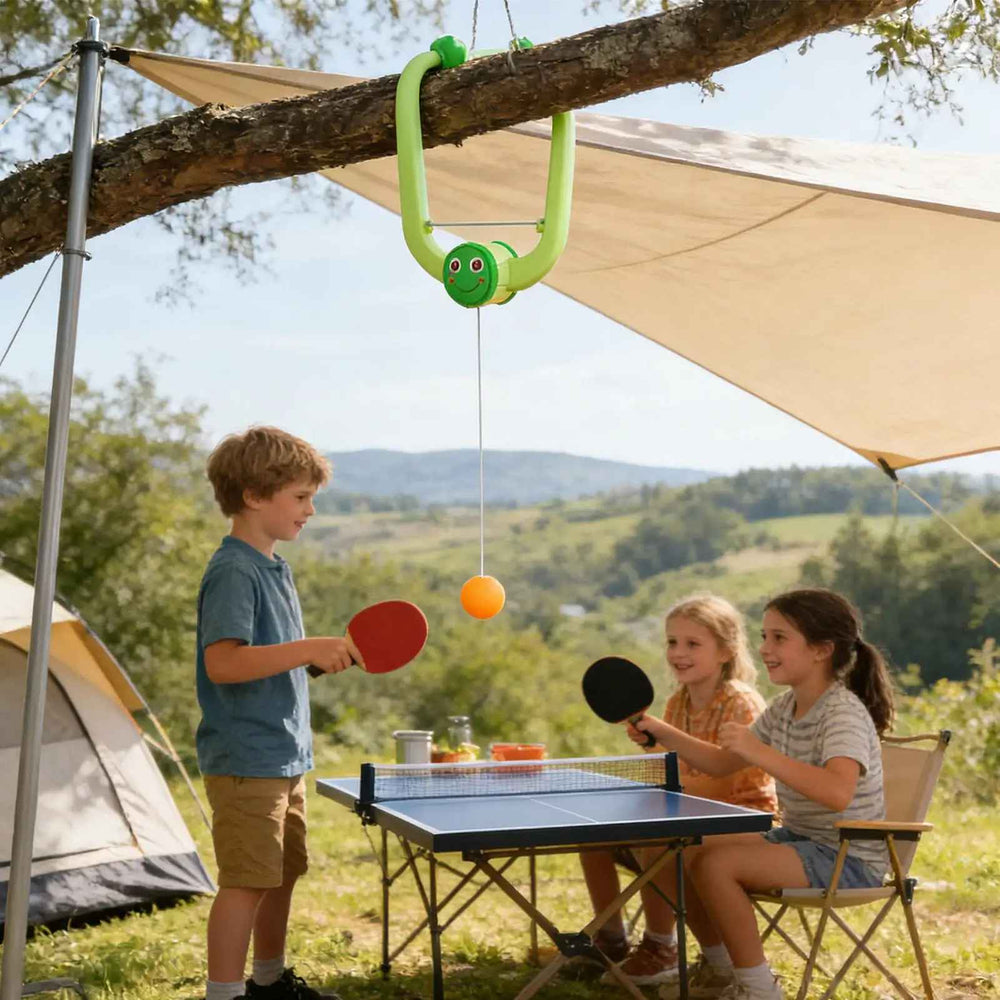 Kletshuts™ DoorPong: Universele Ruimtebesparende Tafeltennis Deur Pong Set