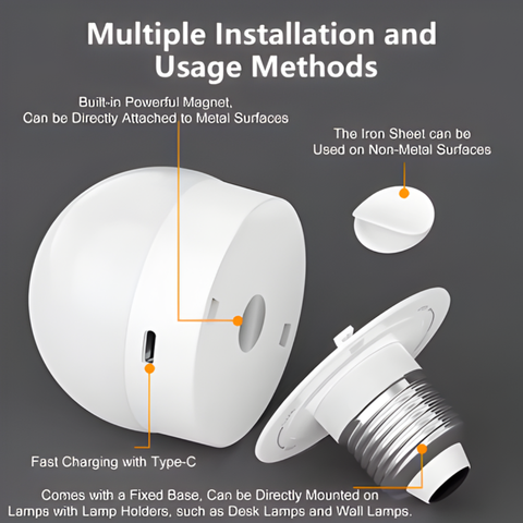 Ledsen™ WirelessBulb - Veelzijdige Oplaadbare Handig Slimme LED Draadloze Lamp