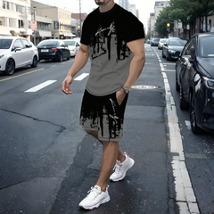 Icone™ ModernSet - Mannen Unieke Print Moderne Stijl Matching Set