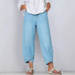 Icone™ UniqueJeans: Unieke Asymmetrische Type Wijde Been Jeans
