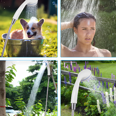 Globetrek° PortableShower: Oplaadbare Draagbare Pomp Handdouche