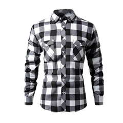 Icone™ CheckeredShirt: Stijlvol Toevallig Pastelroze Geruit Shirt