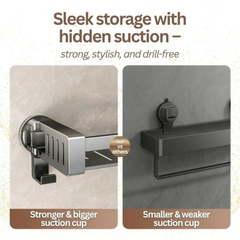 GlideHold® ShelfRack: Badkamer Douche Opbergrek En Organizer Plank