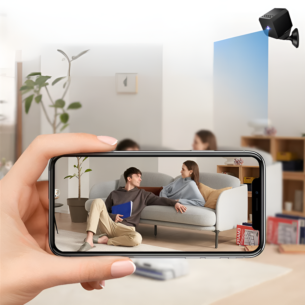 Globetrek° CompactCamera: Draadloze HD Nachtzicht Thuis Monitor Compacte Camera