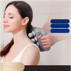 MuscleMassager: Multi Hoofd Percussie Diepe Weefsel Spier Massageapparaat