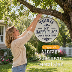 YardSign - Vintage Statement Grappig Bord Tuin En Buiten Muurdecoratie