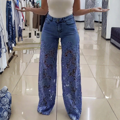 Icone™ TrendyJeans - Modieuze Wijde Pijpen Trendy Jeans