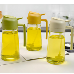 Globetrek° OilDispenser 1+1 GRATIS: 2 In 1 Gieten En Spuiten Glas Olie En Vloeistof Dispenser