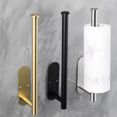 GlideHold® TowelHolder: Geen Boor Wandmontage Roestvrij Staal Rollen Handdoekhouder