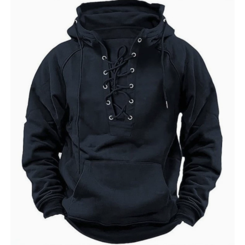 Icone™ LaceJacket: Heren Mode Toevallig Capuchon Kant Jasje
