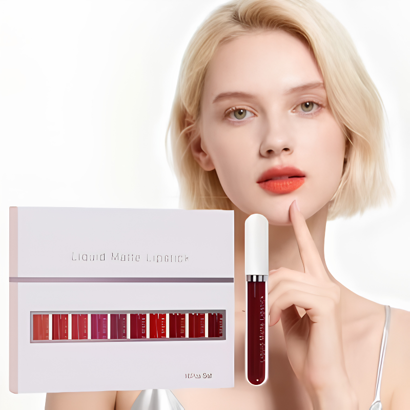MatteLipstick - Langdurige Vloeibare Matte Lippenstift Set