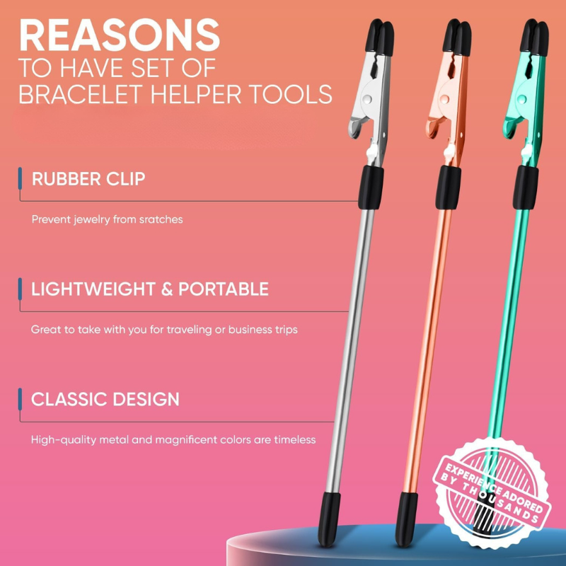 BraceletHelper 1+2 GRATIS: Eenvoudig Naar Zetten Armband Sluiting Hulp Tool
