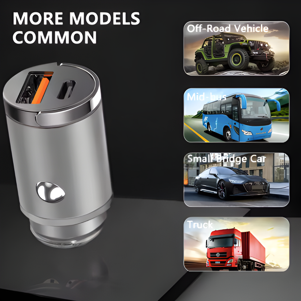 CarAdapter 1+1 GRATIS: Mini Universeel Opladen Auto Aanpassen