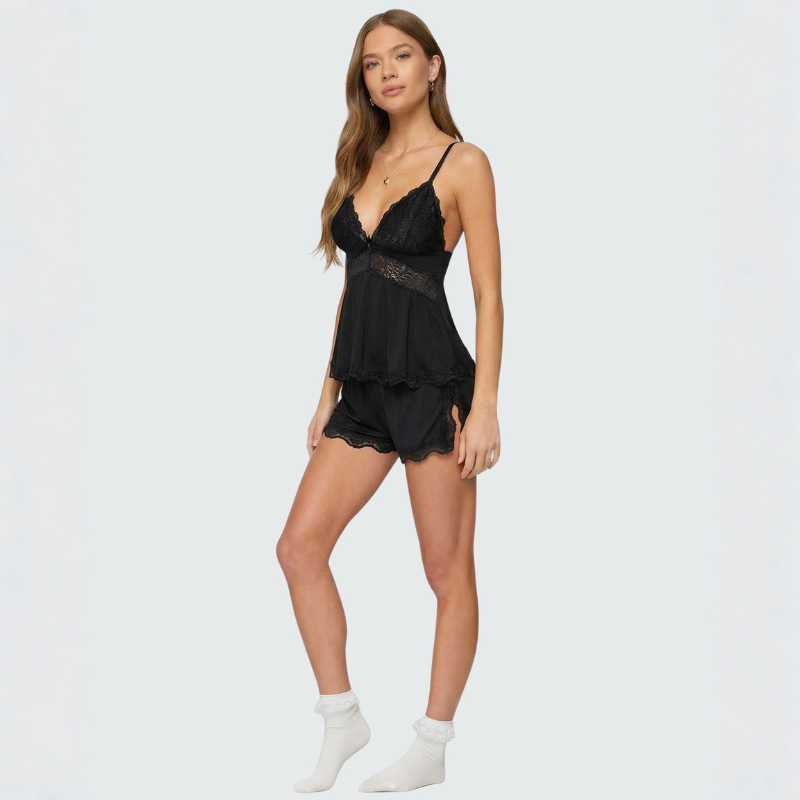 Icone™ LaceSet: Zacht Comfortabel Elegant Twee Delige Kant Set