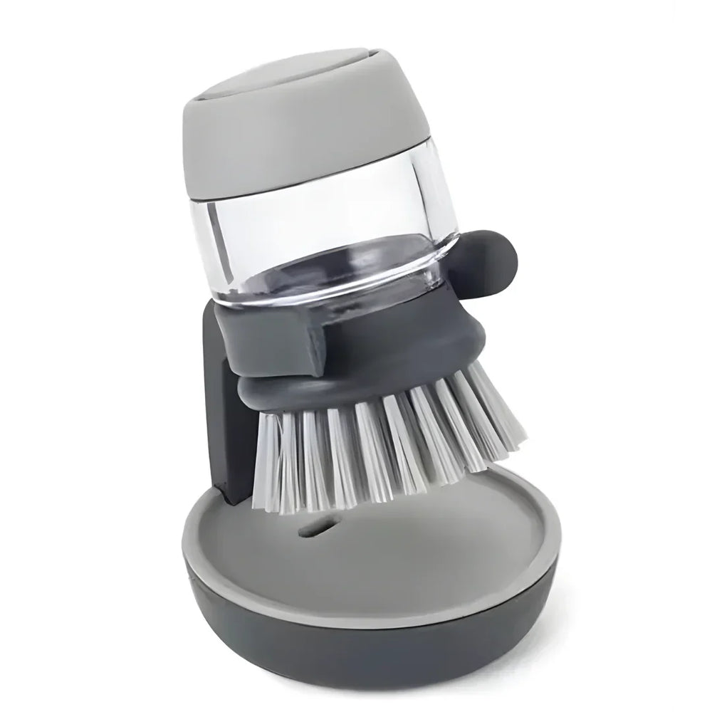 Globetrek° DishwashingBrush 1+1 GRATIS: Gebruiksvriendelijke Zeepdispenser Keuken Schrobben Afwassen Borstel