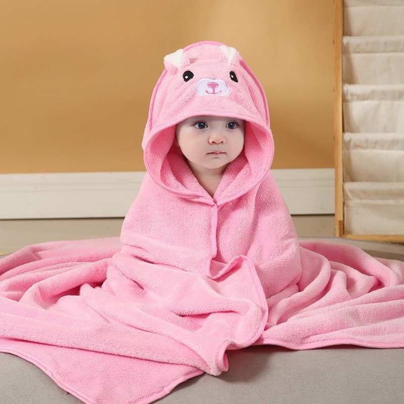 Kletshuts™ BabyBathrobe 1+1 GRATIS - Schattig Dierenontwerp Baby Kapbadjas