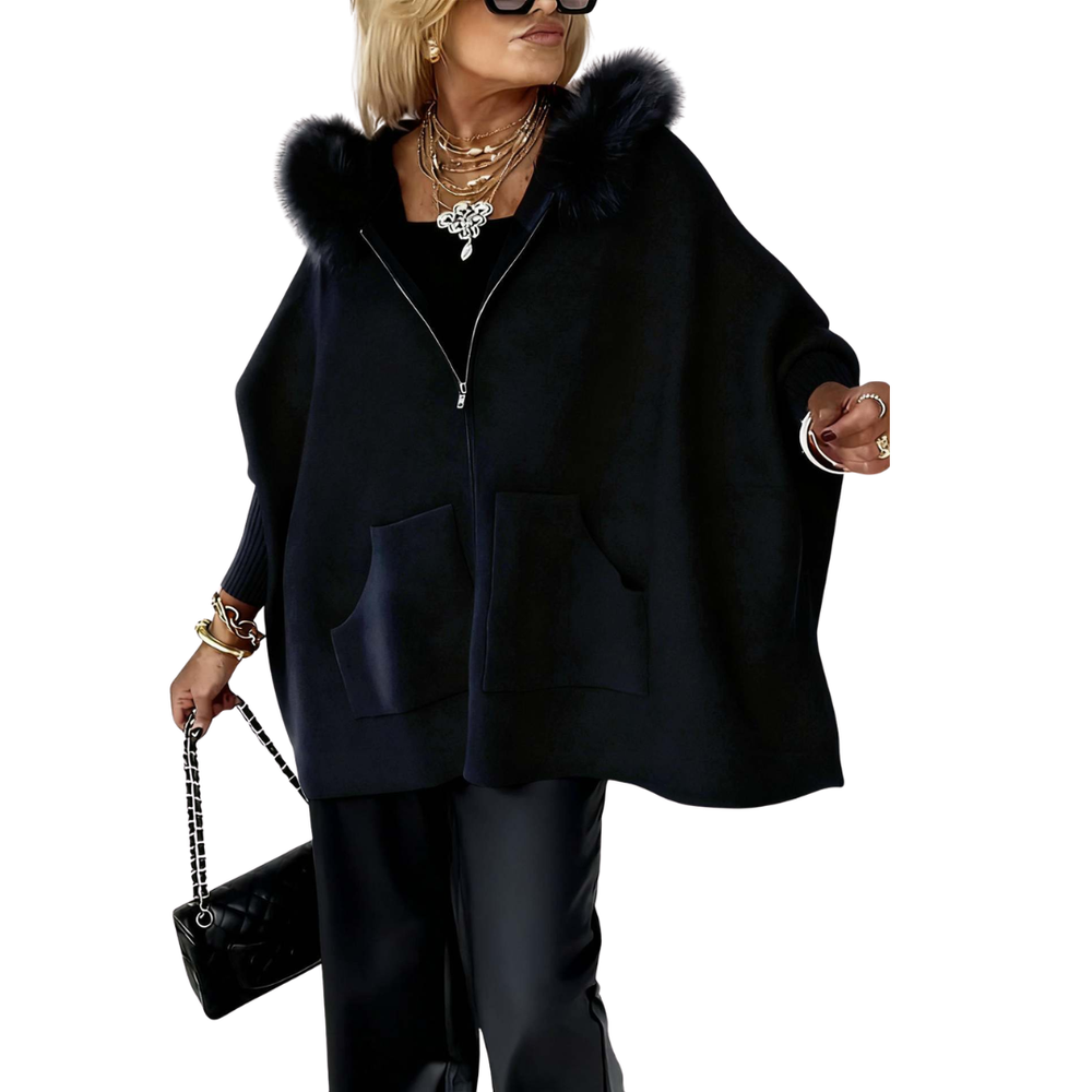 Icone™ LooseJacket: Elegante Knus Capuchon Warme Losse Jas
