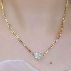 Jewelance™ MagneticHeart 1+1 GRATIS: Elegante Tijdloze Ontwerp Magnetische Hart Ketting