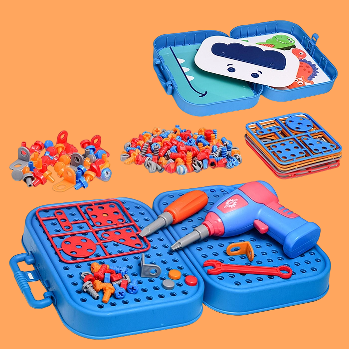 Kletshuts™ Toolbox -  Creativiteit Gereedschapskist Speelgoed