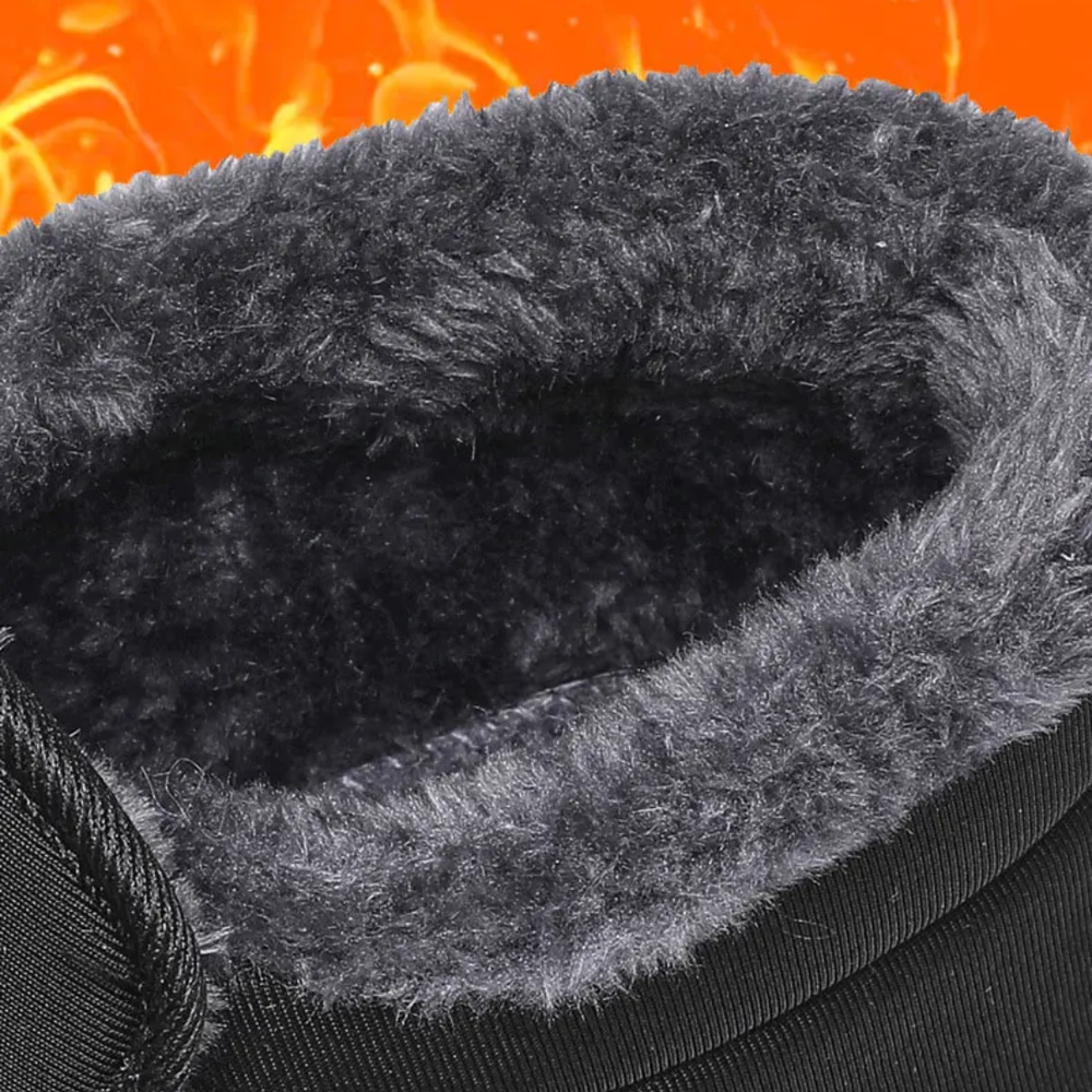 Happy™ WinterBoots:   Heren En Vrouwen Gemakkelijk Uitglijden-Op Fleece Gevoerd Winter Laarzen