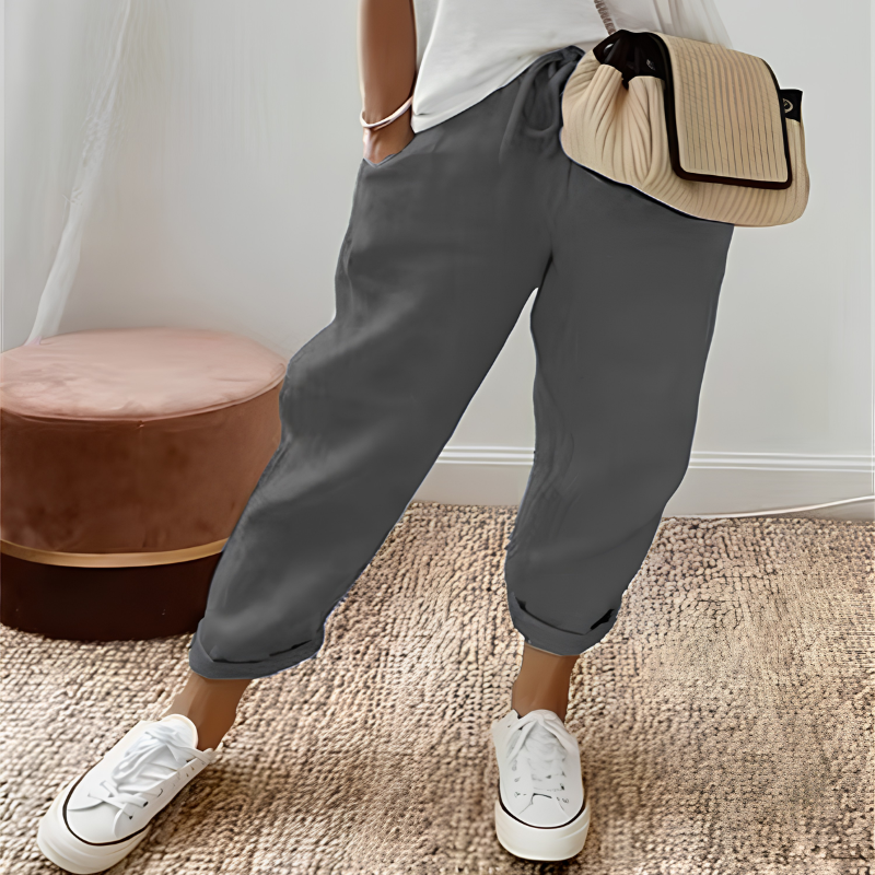 Icone™ DrawstringPants: Dames Elegante Zomer Toevallig Trekkoordbroek