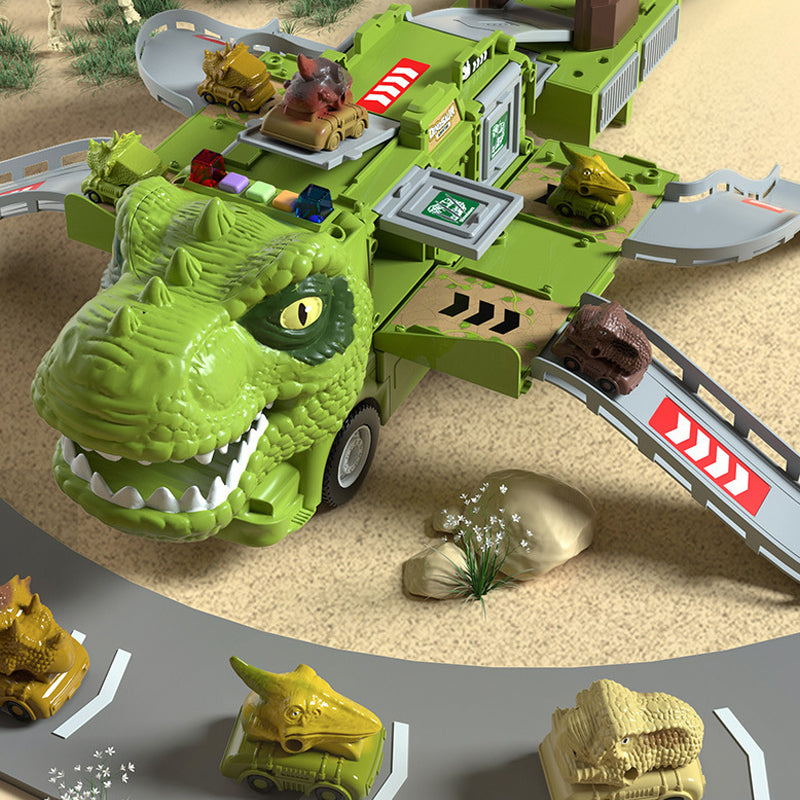 Kletshuts™ DinoTruck: Dinosaurus Vrachtwagen Speelgoed Set Met Verlichting En Muziek
