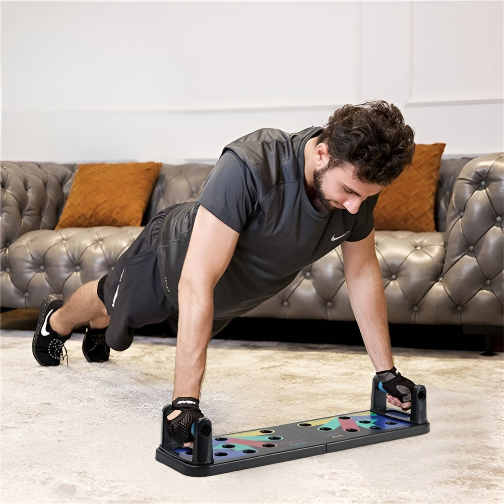 MuscleBoard: Professionele Kleur-Gecodeerde Opvouwbare Opdruk-Gerichte Training Spier Bord
