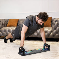 MuscleBoard: Professionele Kleur-Gecodeerde Opvouwbare Opdruk-Gerichte Training Spier Bord