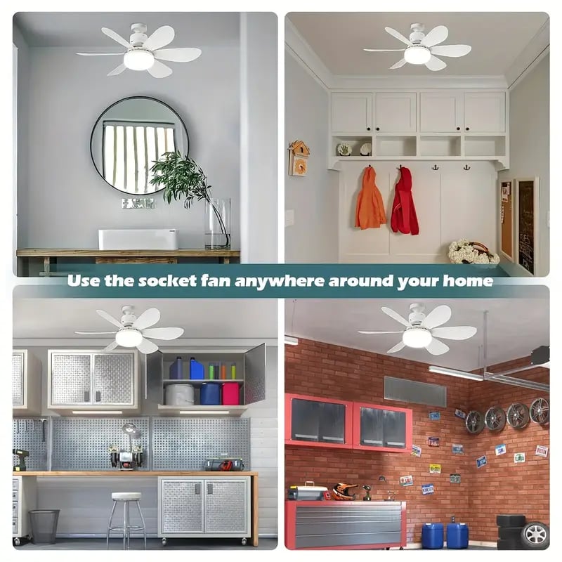 Ledsen™ IlluminatedFan: 2 In 1 Koelventilator En Helder Verlicht Licht