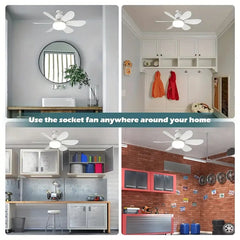 Ledsen™ IlluminatedFan: 2 In 1 Koelventilator En Helder Verlicht Licht