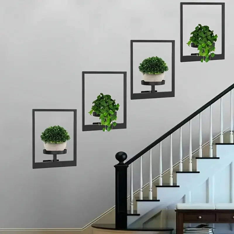 GlideHold® PlantFrame: Eenvoudige Installatie Decoratief Modern Plantenframe Wand